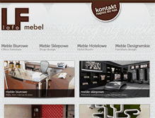 Tablet Screenshot of mebel.lafo.pl